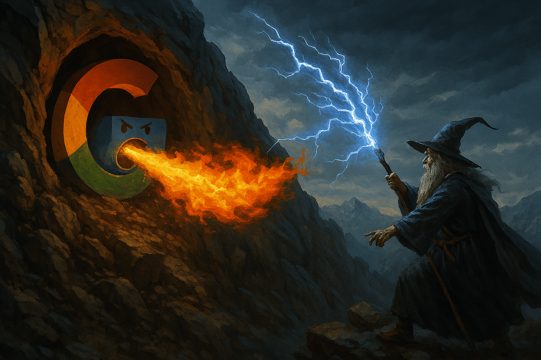 The Wizard vs. Google - Mountain Wizard
