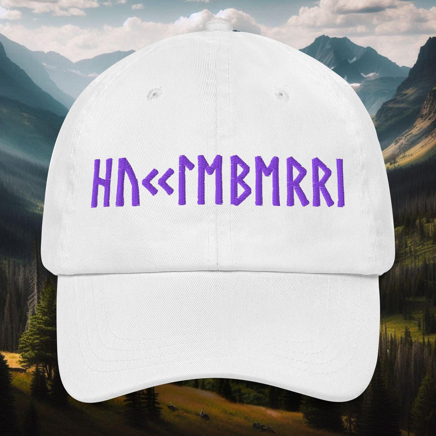 Huckleberry Viking Runes Grizzlies Dad Hat - Mountain Wizard