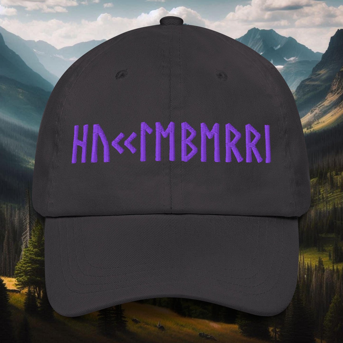 Huckleberry Viking Runes Grizzlies Dad Hat - Mountain Wizard