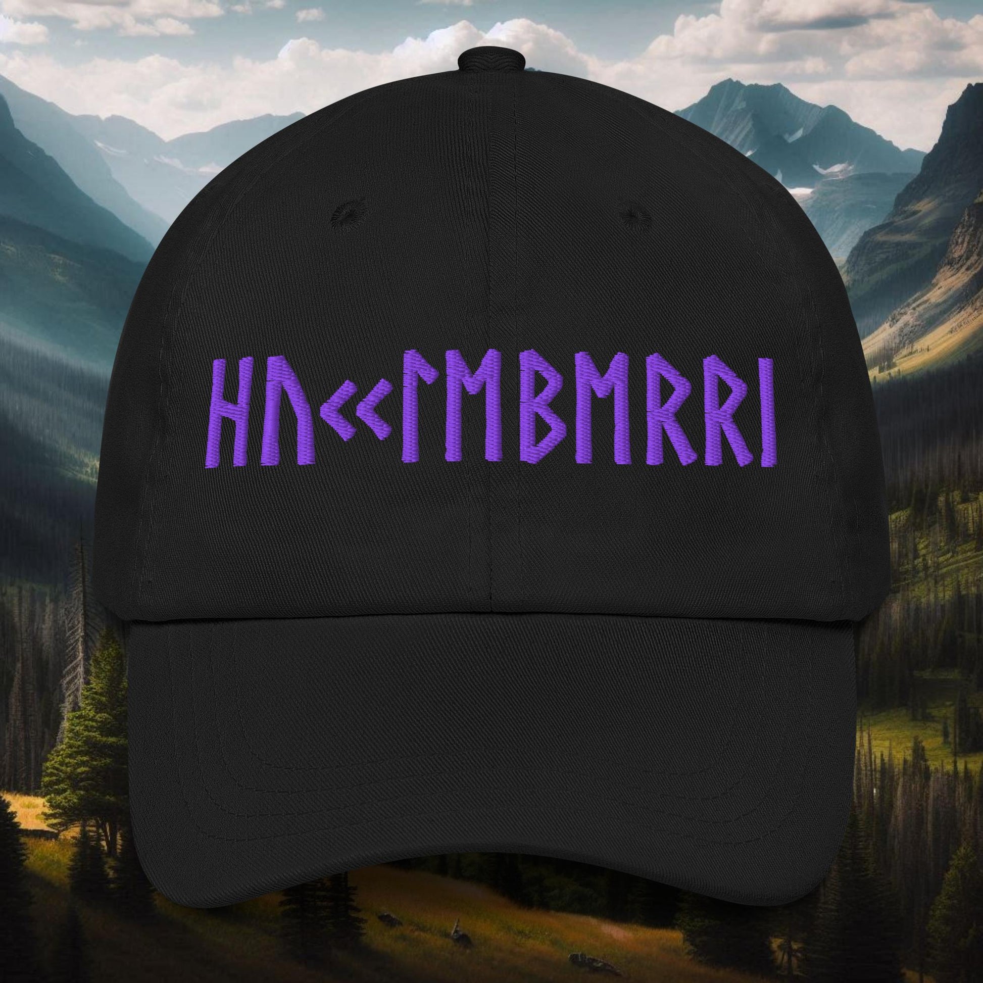 Huckleberry Viking Runes Grizzlies Dad Hat - Mountain Wizard