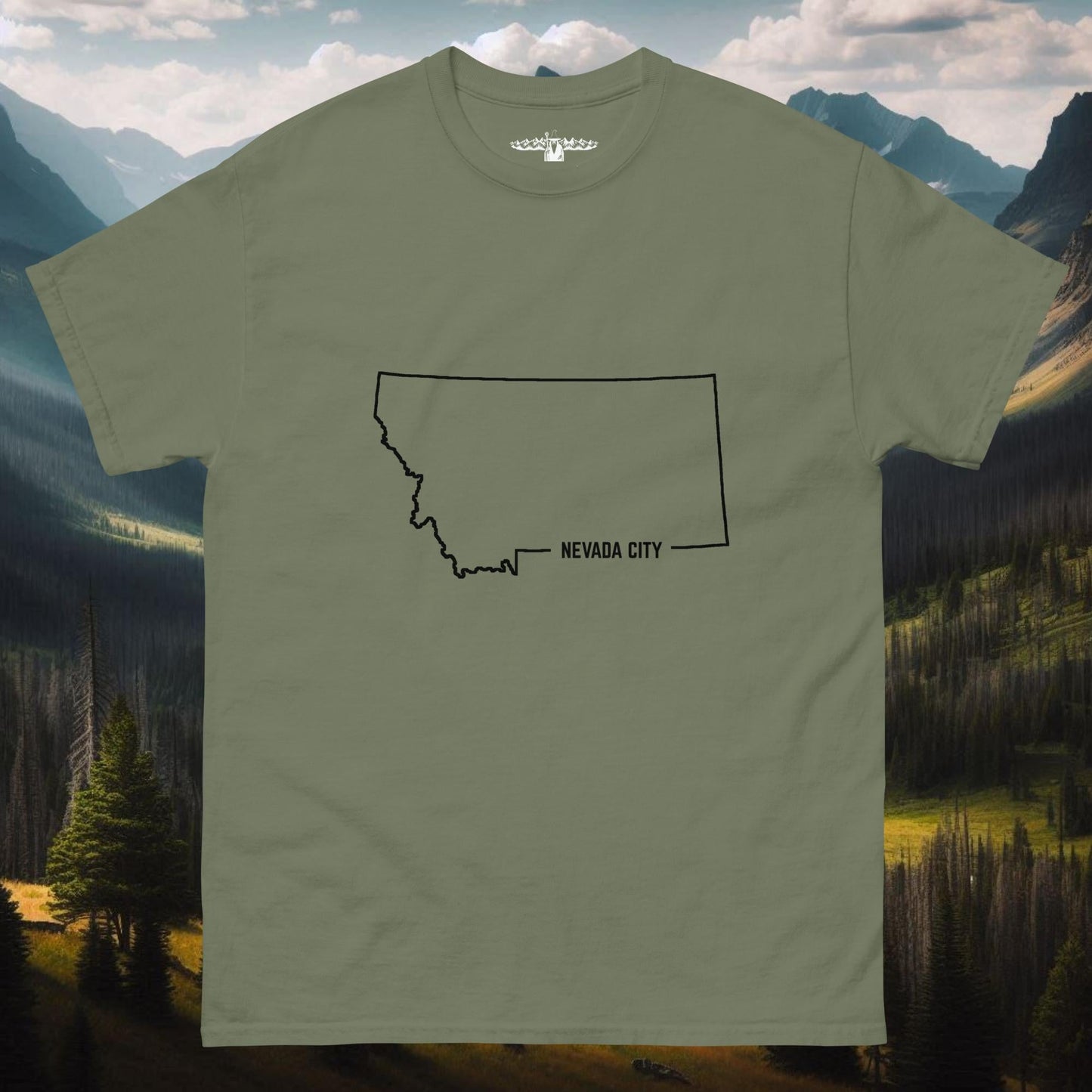 Nevada City Montana Unisex Classic Tee - Mountain Wizard