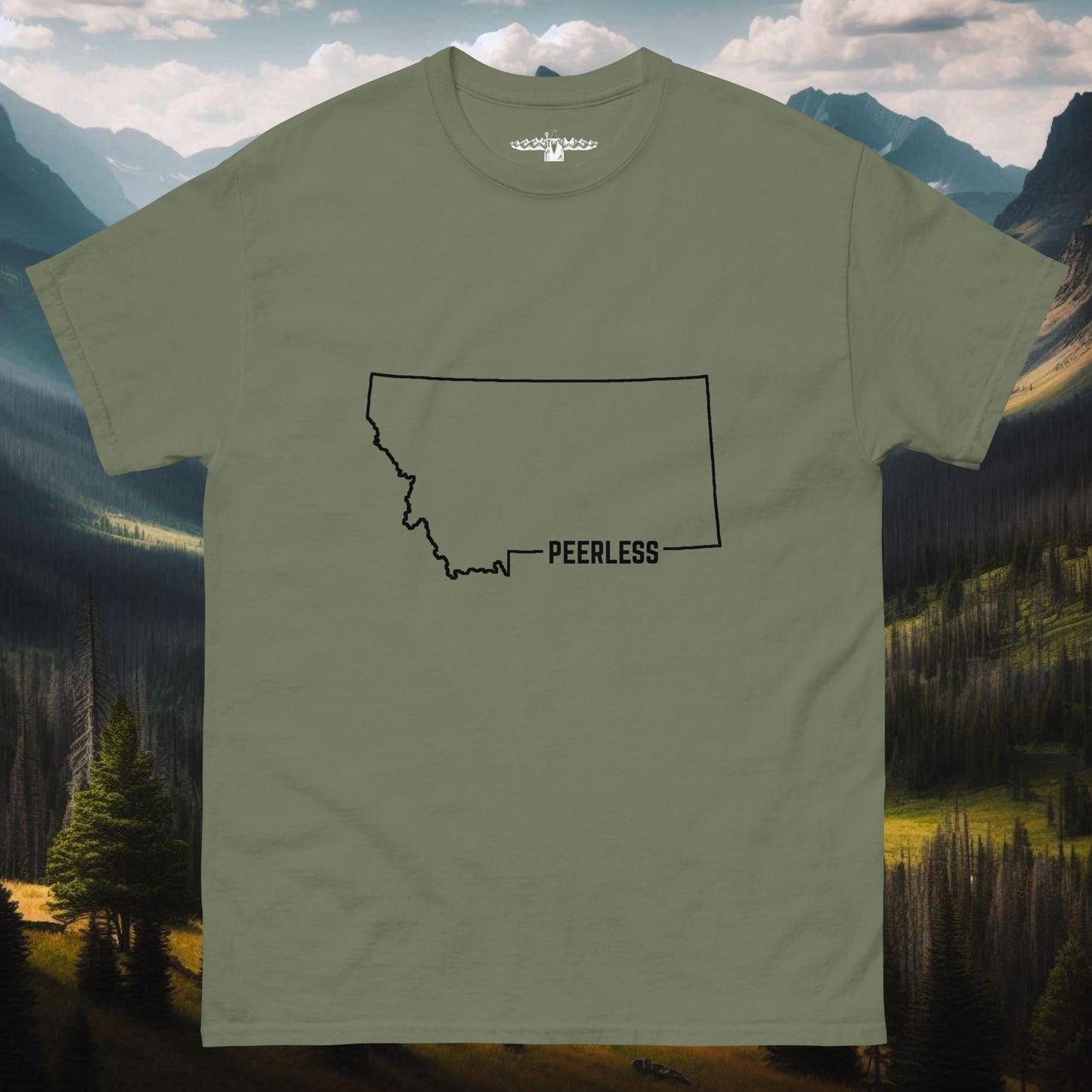 Peerless Montana Unisex Classic Tee - Mountain Wizard