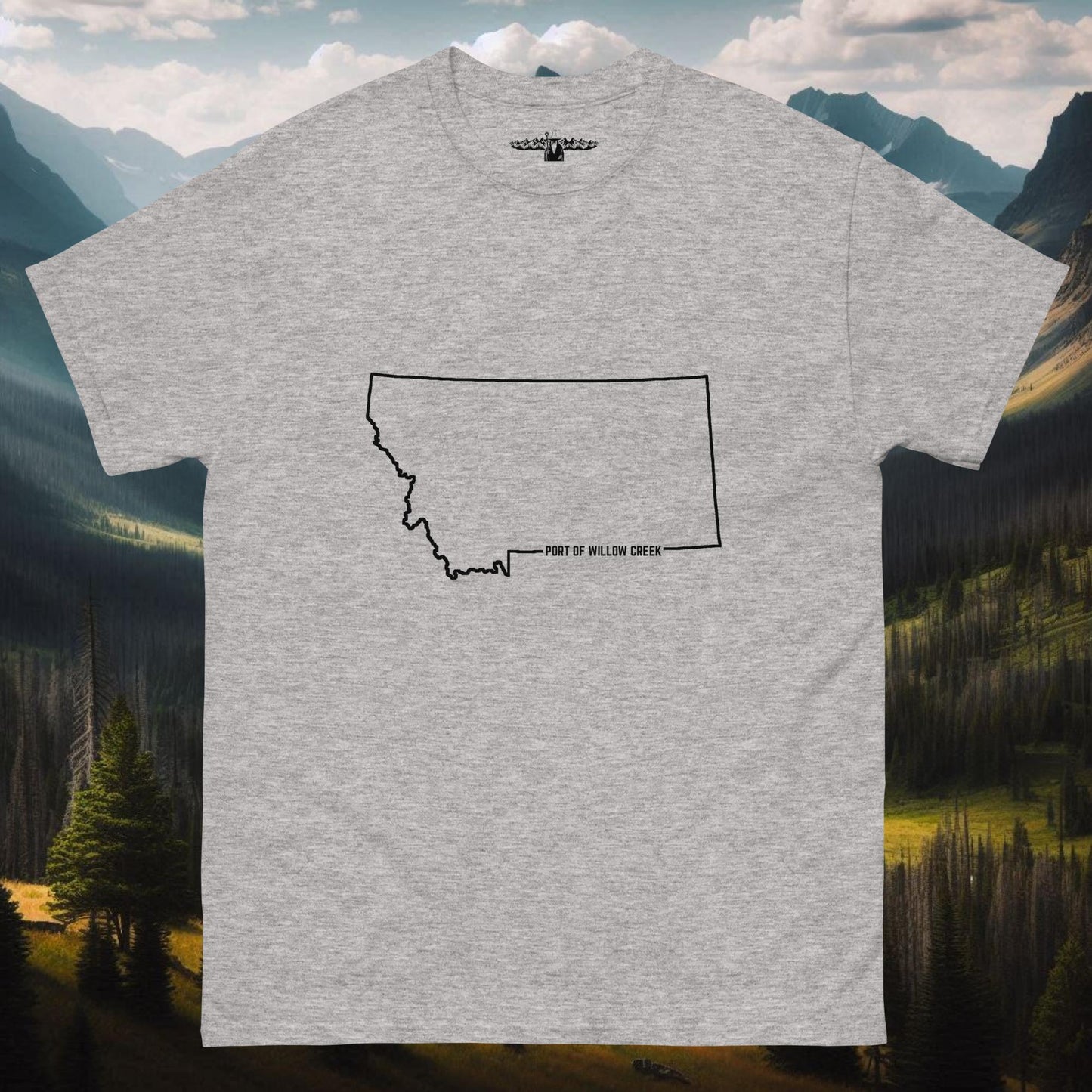 Port of Willow Creek Montana Unisex Classic Tee - Mountain Wizard