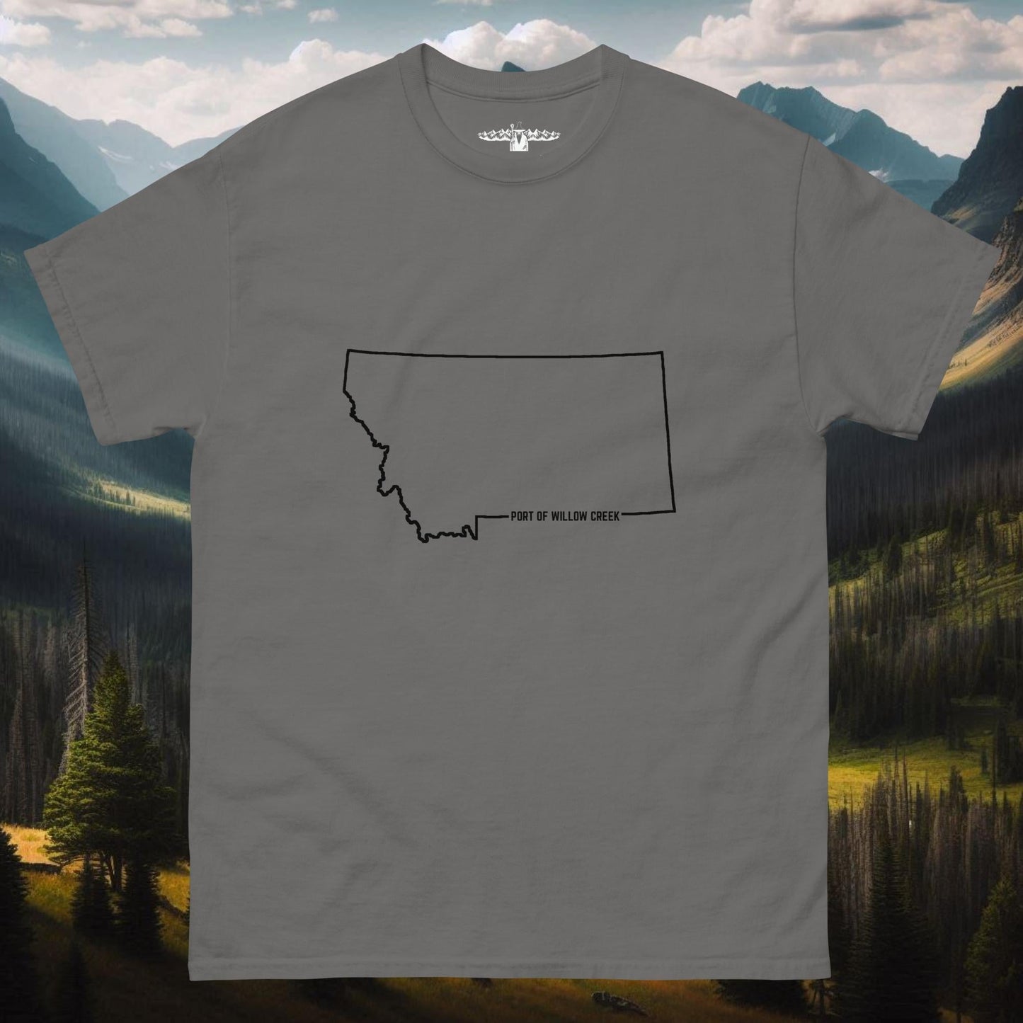 Port of Willow Creek Montana Unisex Classic Tee - Mountain Wizard