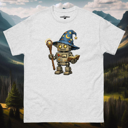 Robot Wizard Unisex Classic Tee - Mountain Wizard